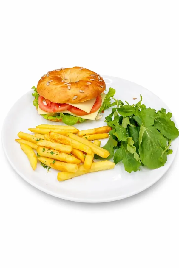 Kaşar Peynirli Bagel Sandviç
