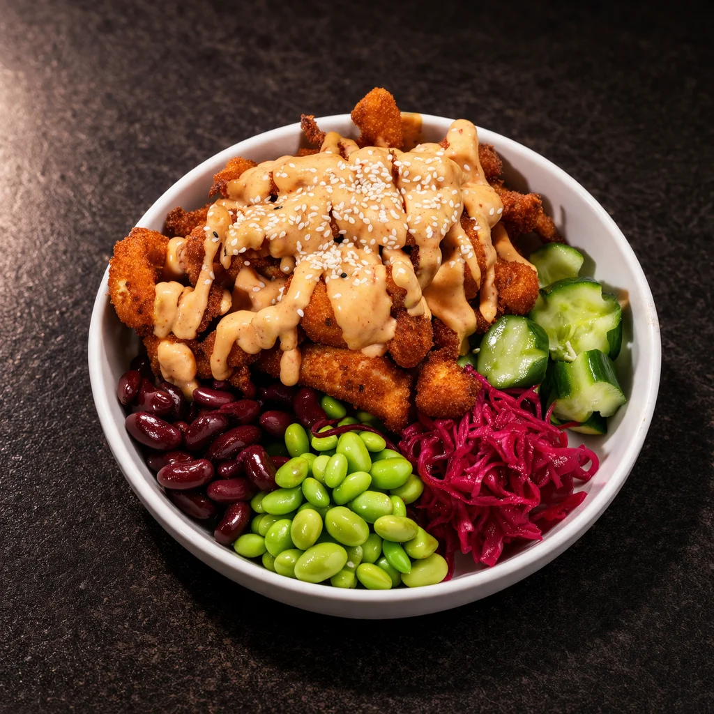 Soslu Çıtır Tavuk Bowl