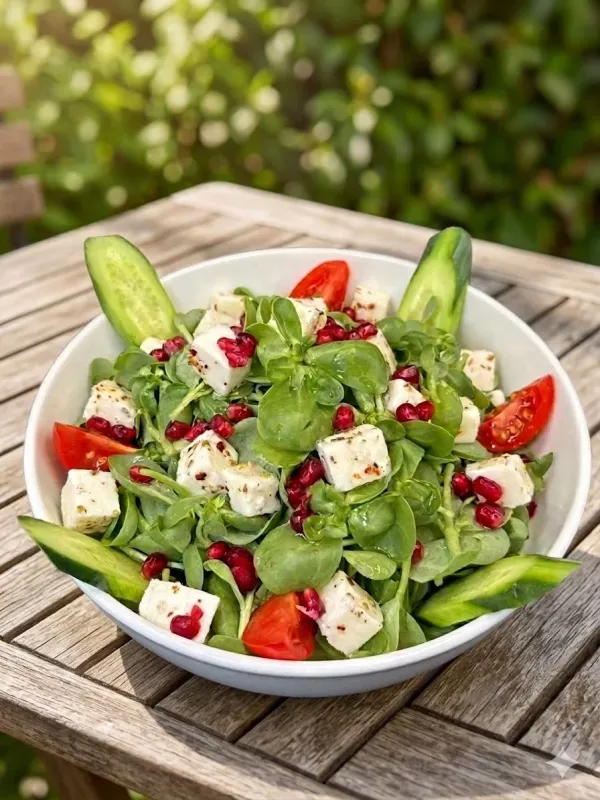 Peynirli Semizotlu Salata