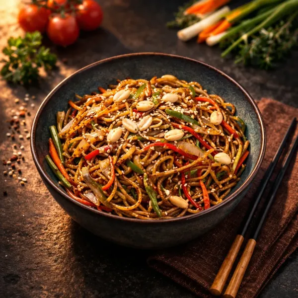 Sebzeli Noodle