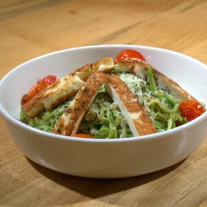 Izgara Hellim & Kabak Spagetti