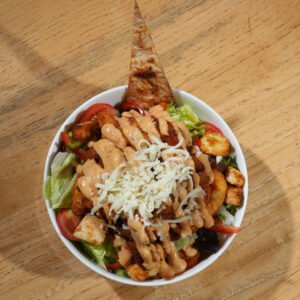 Cajunlu Tavuk Salata