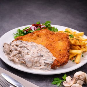 Mantar Soslu Schnitzel