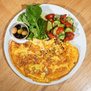 Patates & Tulum Peynirli Omlet