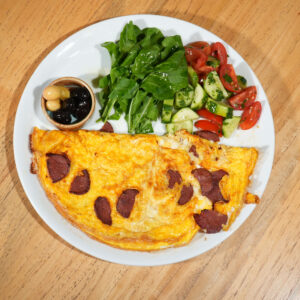 Sucuklu & Kaşarlı Omlet